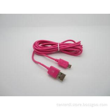 USB A Type To Micro USB Connector 2M pink Cell Phone USB Ca